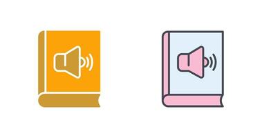 Audio Book Icon Design vector