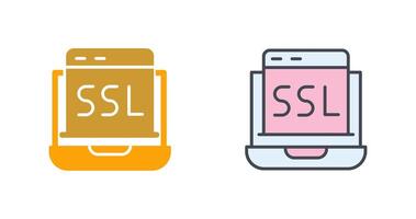 diseño de icono ssl vector