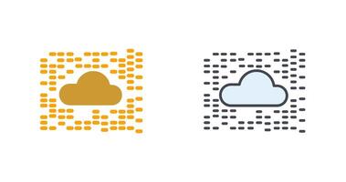 diseño de icono de nube vector