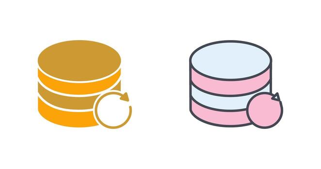 Backup File Icon Design vector