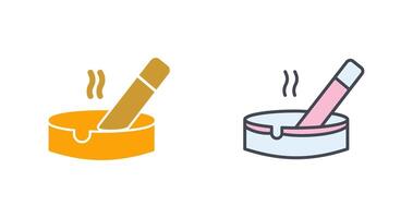 Ashtray Icon Design vector