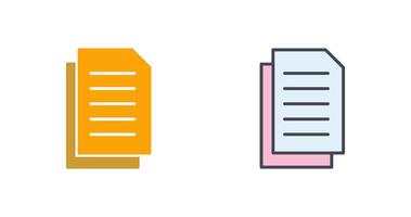 Document Icon Design vector