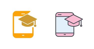 Digital Learning Icon Design vector