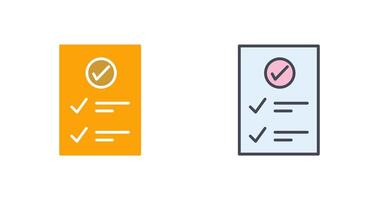 Check Up List Icon Design vector