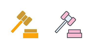 Gavel Icon Design vector