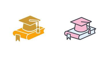 Graduation Hat Icon Design vector