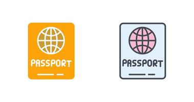 Passport Icon Design vector