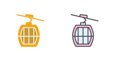 Cable Car Icon Design vector