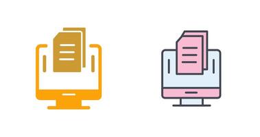 Document Icon Design vector