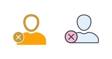 Delete Icon Design vector