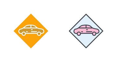 Dangerous Vehicle Icon Design vector