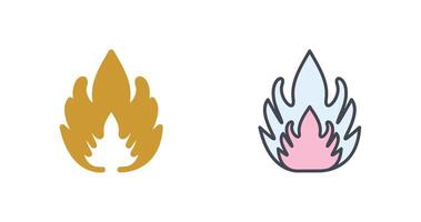 Flammable Material Icon Design vector