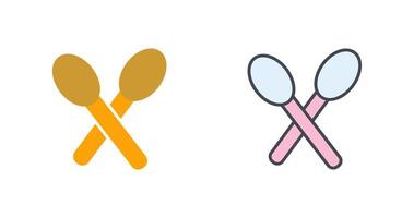 Spoons Icon Design vector