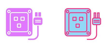 Socket Icon Design vector