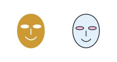 Ancient Face Mask Icon Design vector