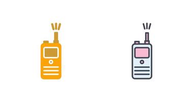 walkie película sonora icono diseño vector