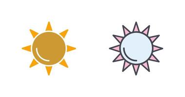 Sun I Icon Design vector