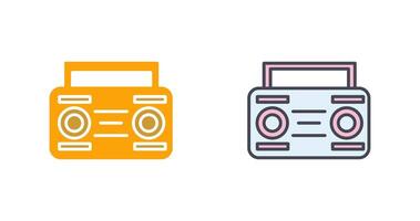 Cassette Player Icon Design vector