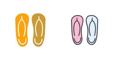 Slippers Icon Design vector