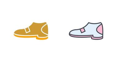 de los hombres mocasines icono diseño vector