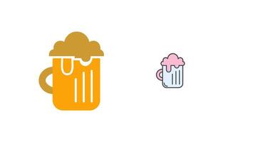 Pint of Beer Icon Design vector