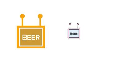 Beer Sign Icon Design vector