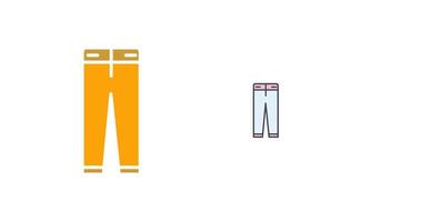 Mens Pants Icon Design vector