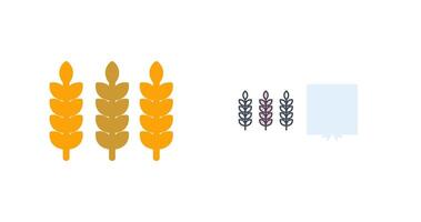 Wheat Icon Design vector