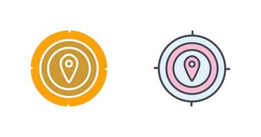 Target Location I Icon Design vector