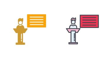Seminar Icon Design vector