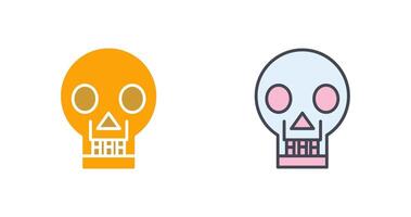 Skull X ray Icon Design vector