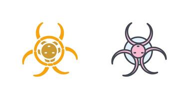 Biohazard Icon Design vector