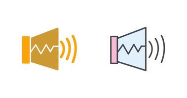 Audio On Icon Design vector