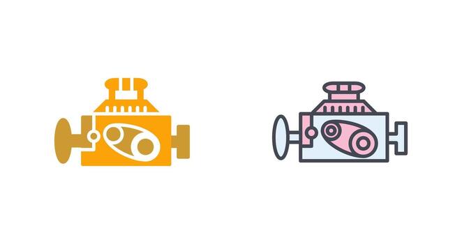 Engine Icon Design vector