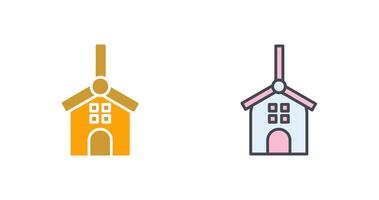 Windmills Icon Design vector