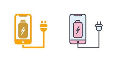 Cell and Plug Icon Design vector