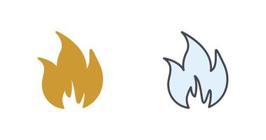 Flame Icon Design vector