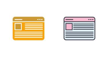 Blogging Services Icon Design vector