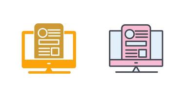 Content Production Icon Design vector