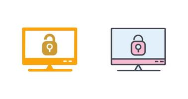 Closed Access Icon Design vector