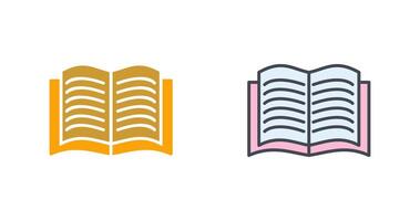 Textbook Icon Design vector