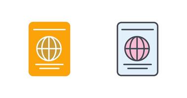 Passport Icon Design vector