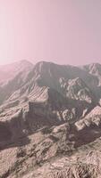 vue sur les montagnes afghanes dans le brouillard video