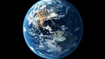 AI generated Earth Viewed From Space photo