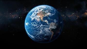 AI generated Earth Viewed From Space photo