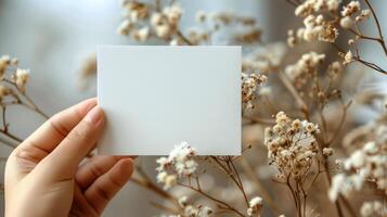 AI generated White Box on Marble Table photo