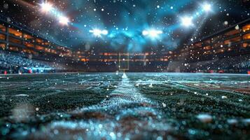 AI generated Brightly Lit Stadium photo