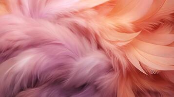AI generated Artistic abstract fur with a touch of fantasy and imagination. Generative AI photo