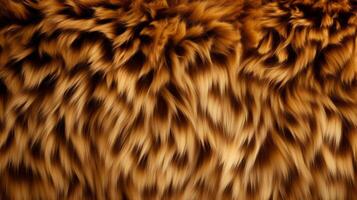 AI generated Beautifully patterned abstract fur texture. Generative AI photo