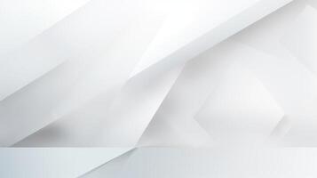 AI generated Clean and minimalistic white abstract background. Generative AI photo